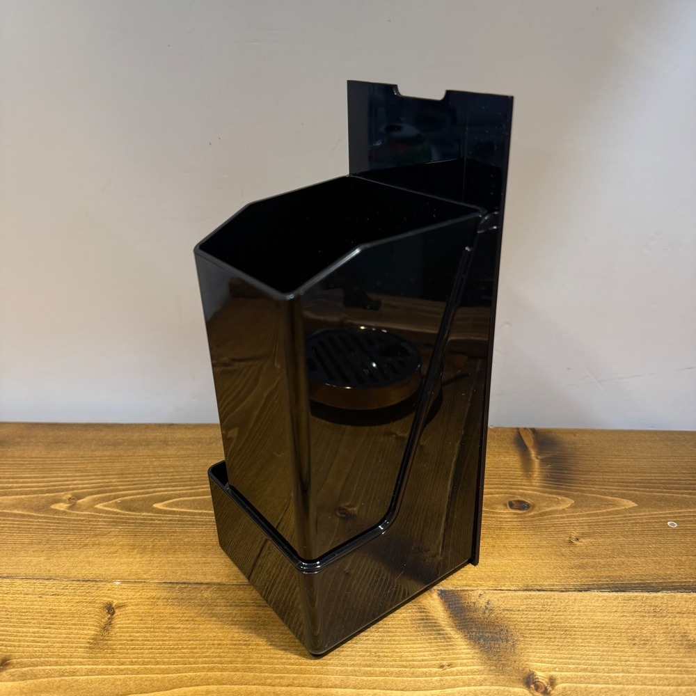 Nespresso DeLonghi Espresso Machine Used Capsule Waste Bin Container Black